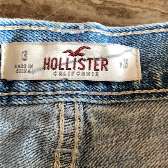 HOLLISTER Jean shorts high rise size 3 26W - Picture 3 of 6